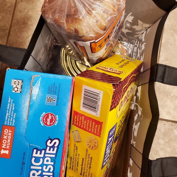 HUGE Tote Bag in Blue & White NWT - Picture 8 of 8